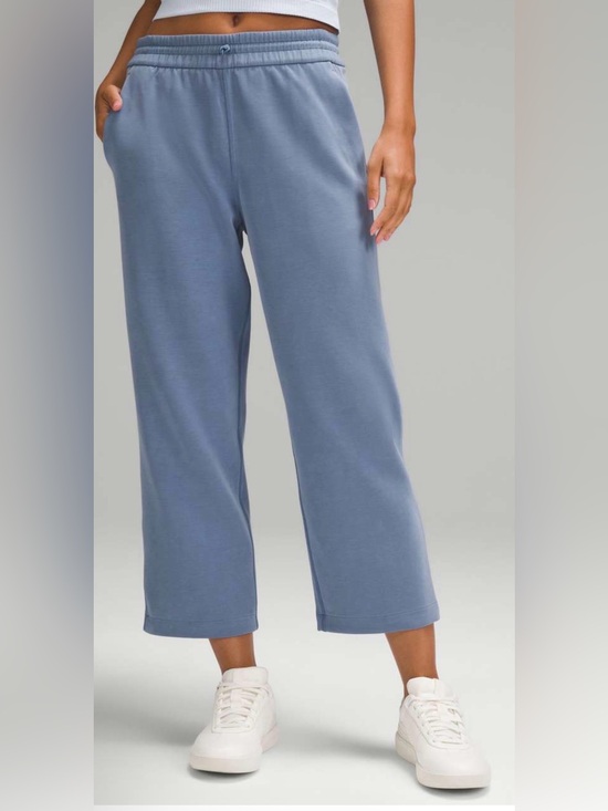 lululemon athletica Pants - Lululemon Softstreme High-Rise Straight-Leg Cropped Pant
Oasis Blue